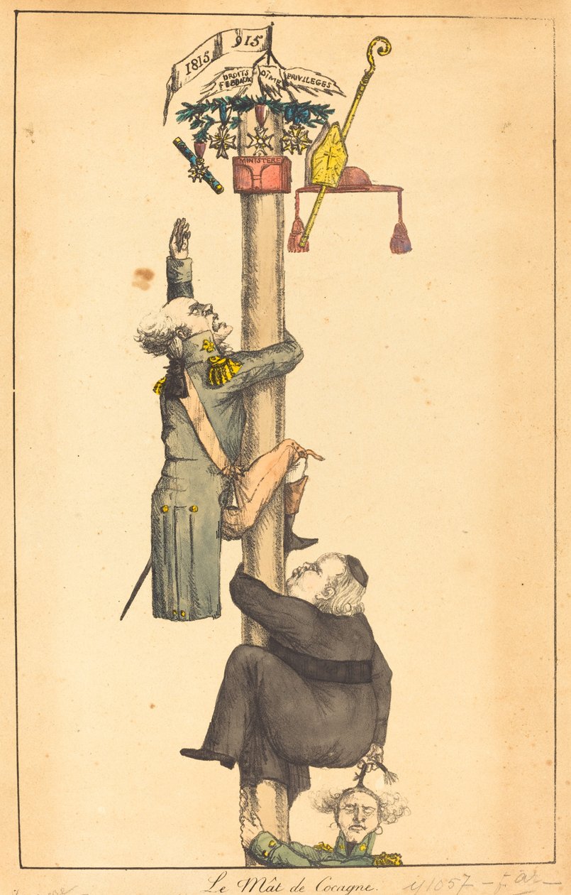 Mastný pól, 1815. od Unbekannt