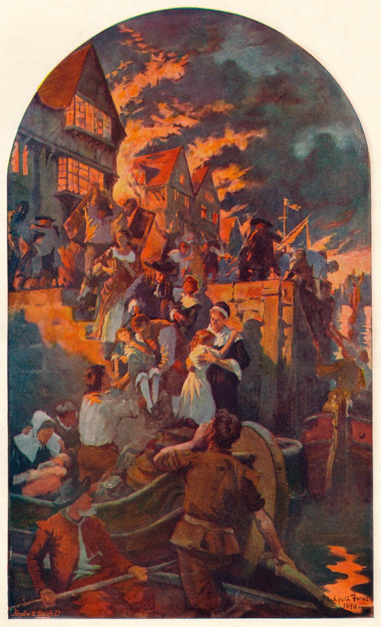 Velký požár Londýna, 1666 1905 od Unbekannt