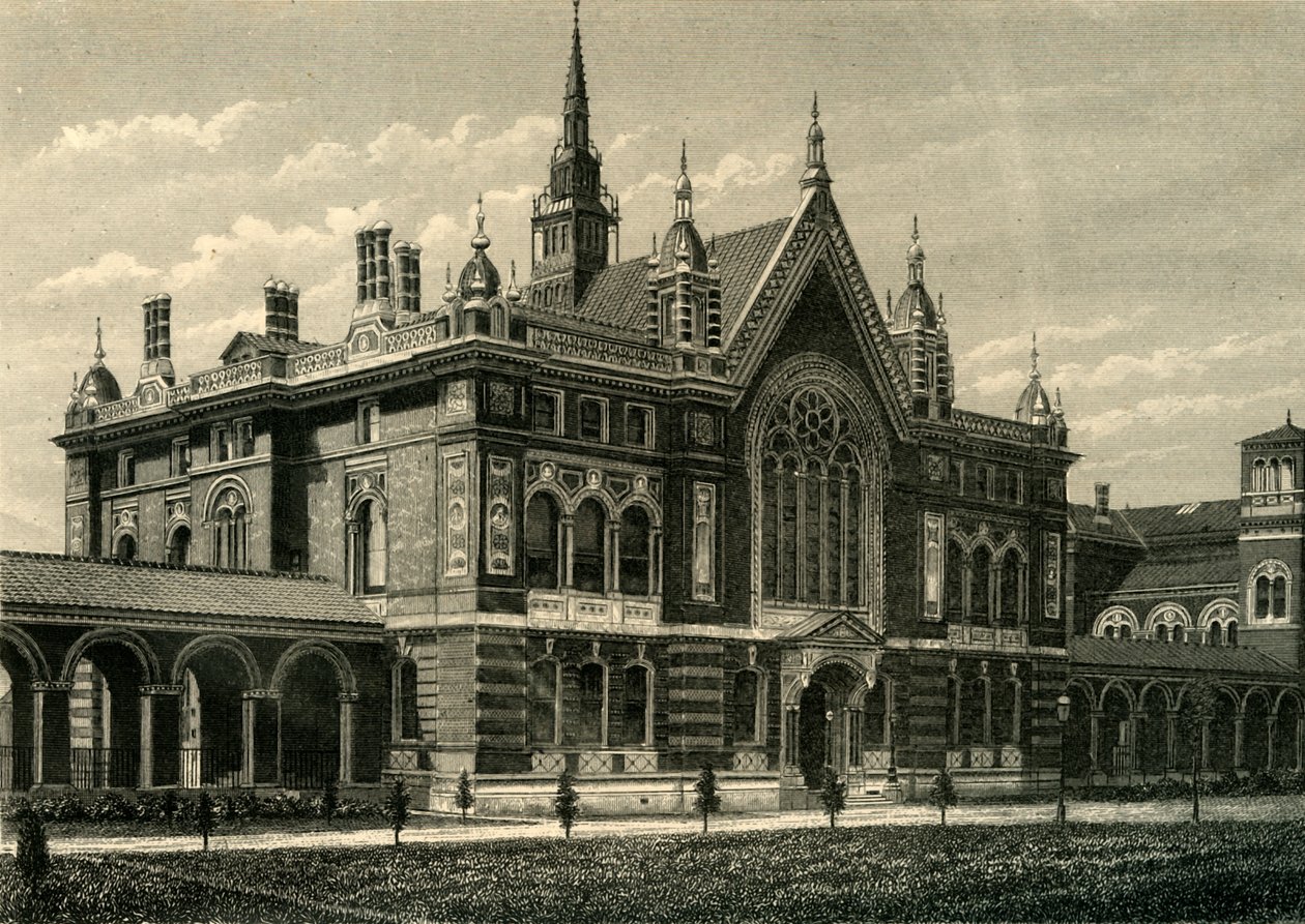 Velký sál, Dulwich College, c1878. od Unbekannt