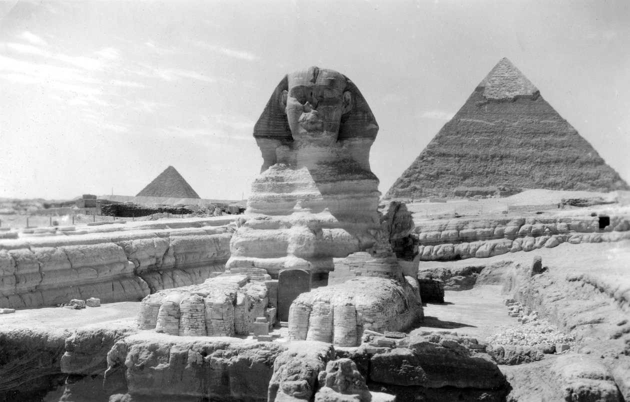 Velká sfinga v Gíze, Egypt, květen 1949 od Unbekannt
