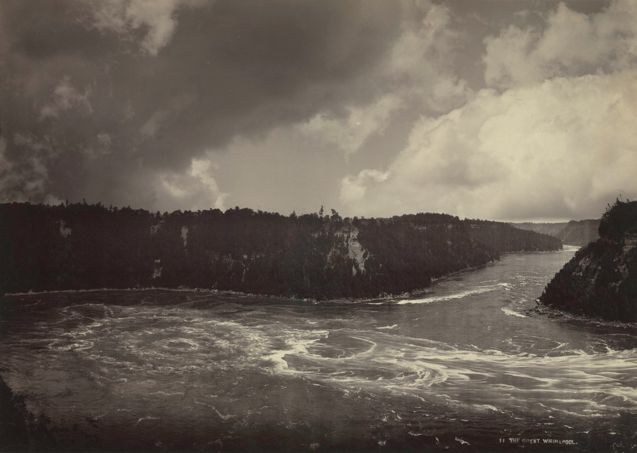 The Great Whirlpool, Niagara, c. 80. léta 19. století. od Unbekannt