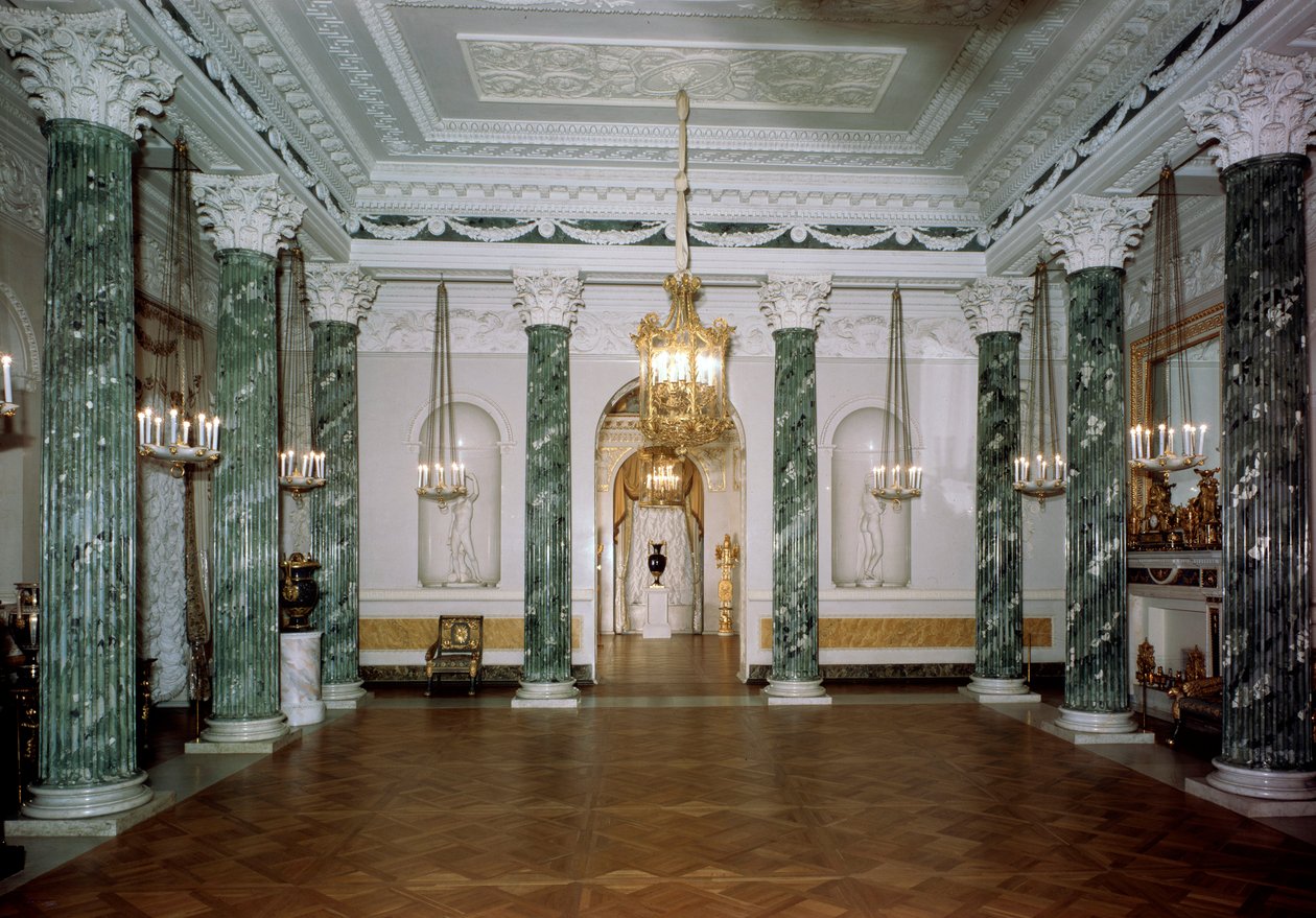 Řecký sál, Pavlovský palác, Petrohrad, Rusko od Unbekannt