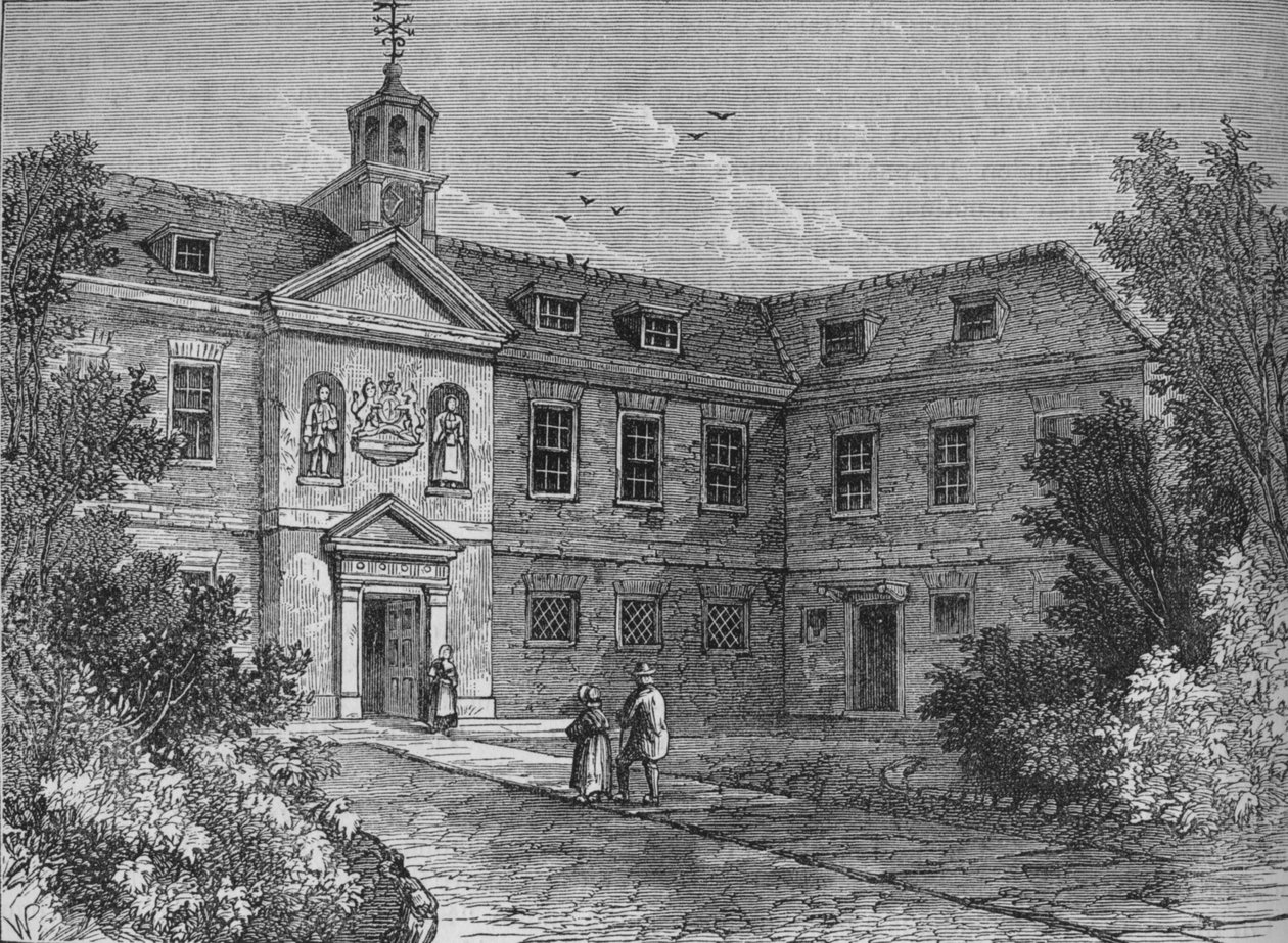 The Grey Coat School, Westminster, Londýn, c1850 1878 od Unbekannt