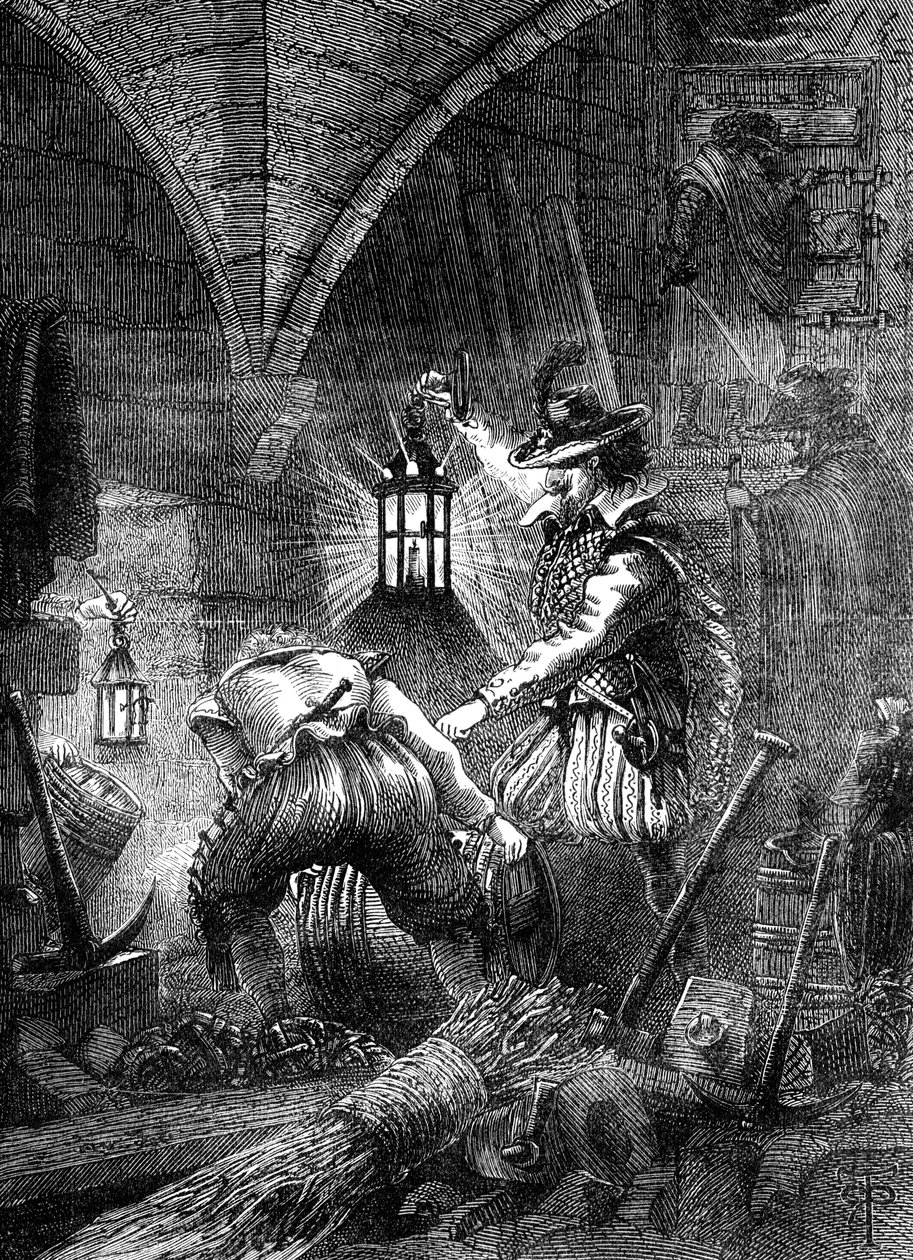 Spiklenci Gunpowder Plot při práci, c1902 od Unbekannt