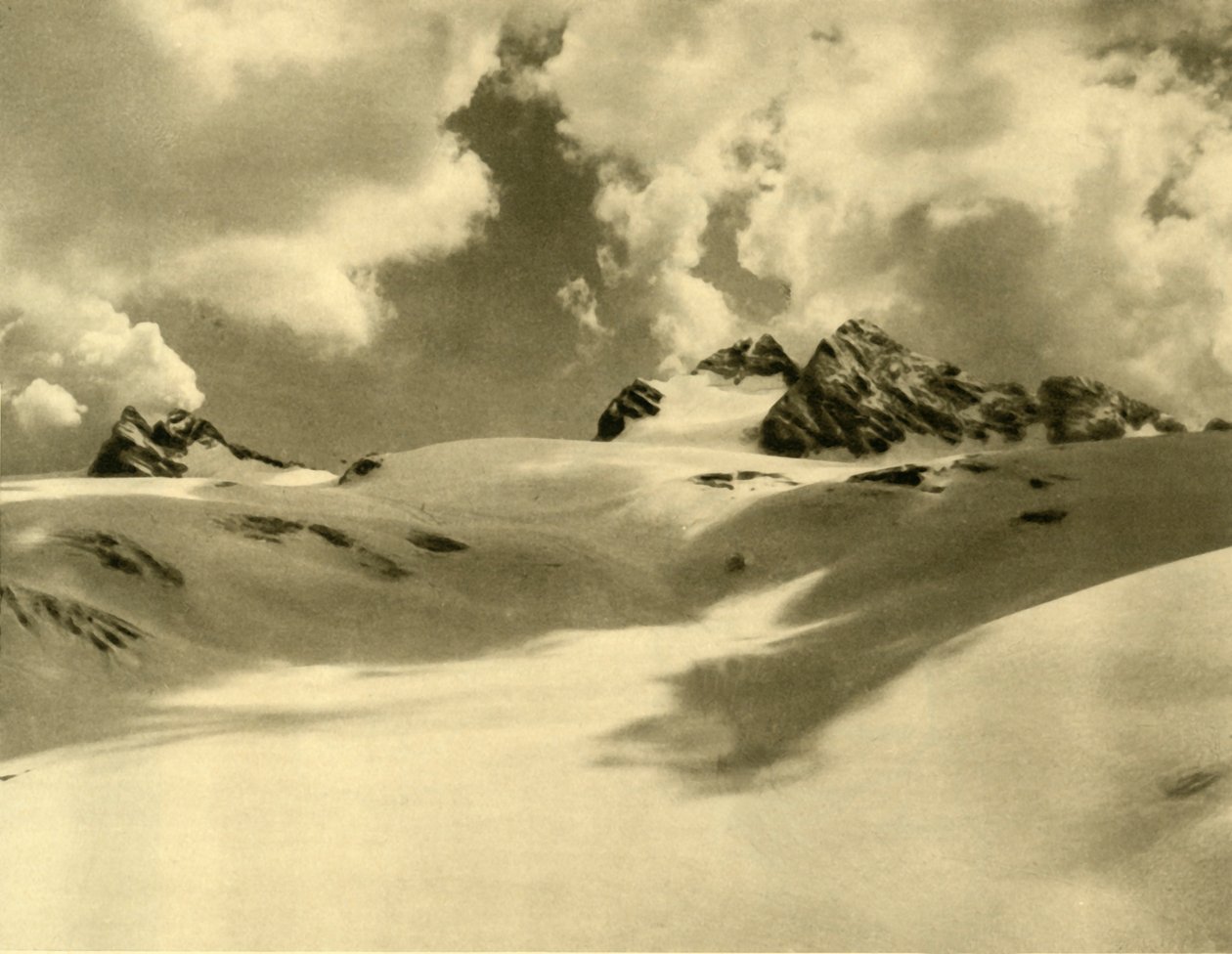 Hallstätterský ledovec, pohoří Dachstein, Horní Rakousko, c1935. od Unbekannt