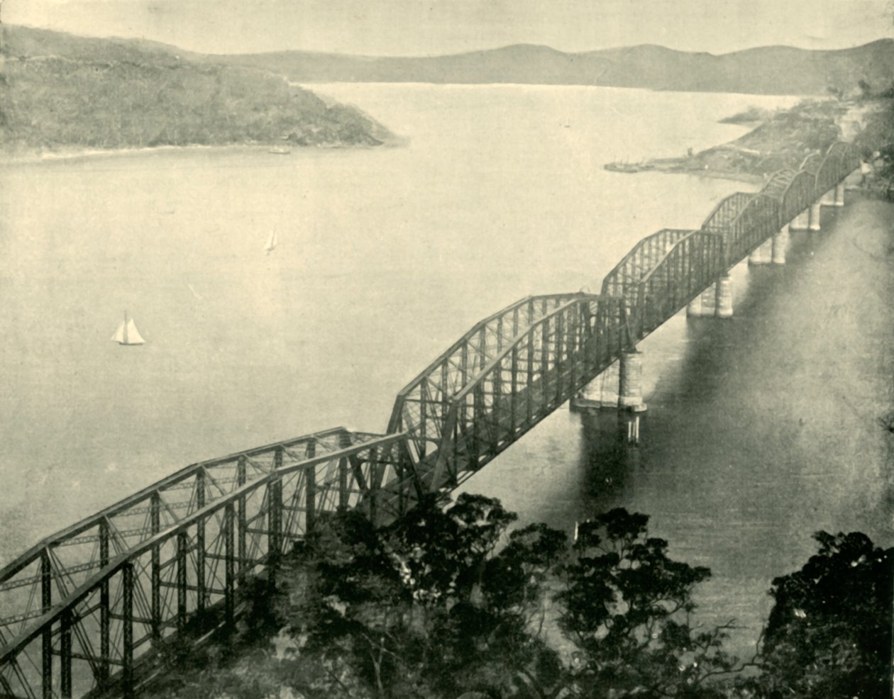 Hawkesbury Bridge, Nový Jižní Wales, 1901. od Unbekannt