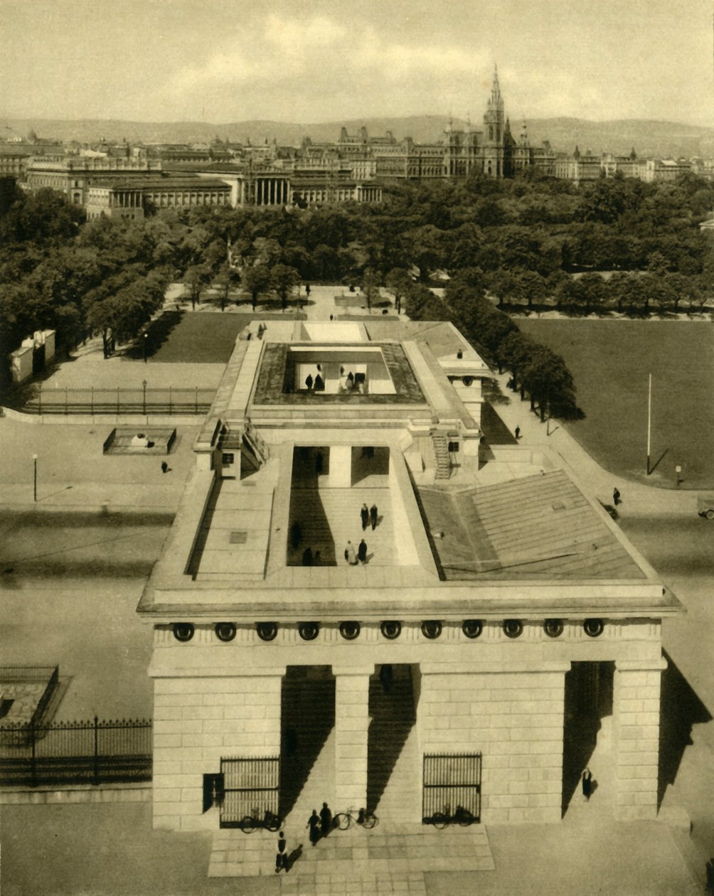 Památník hrdinů, Vídeň, Rakousko, c1935. od Unbekannt
