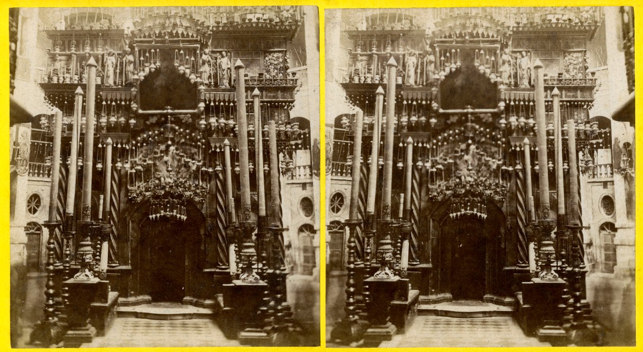 Svatý hrob, Jeruzalém, Palestina, 1900 od Unbekannt