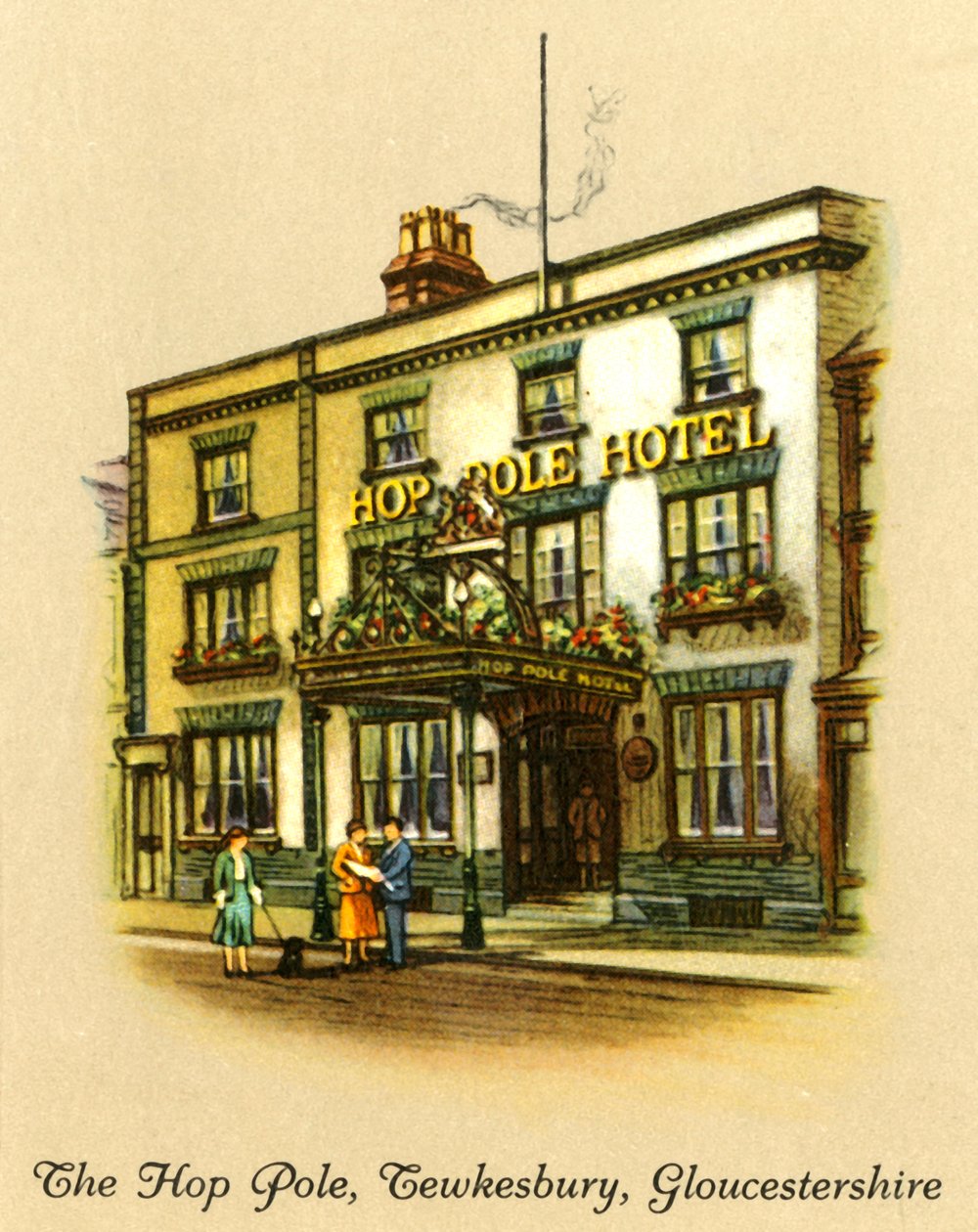 The Hop Pole, Tewkesbury, Gloucestershire, 1936. od Unbekannt