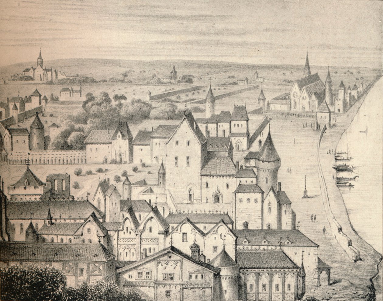 Hotel St Paul ve 14. století, 1915 od Unbekannt