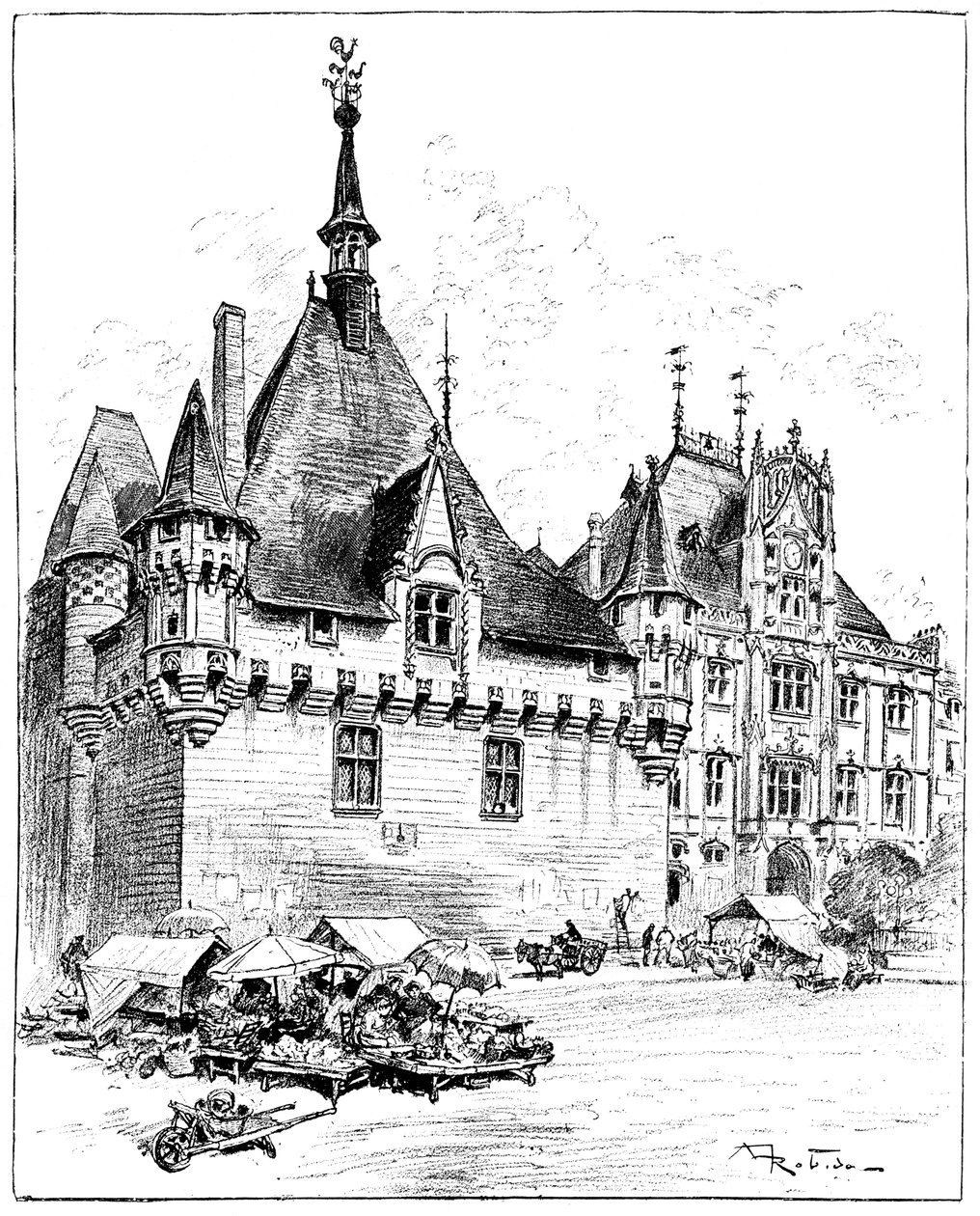 Radnice, 1899 od Unbekannt