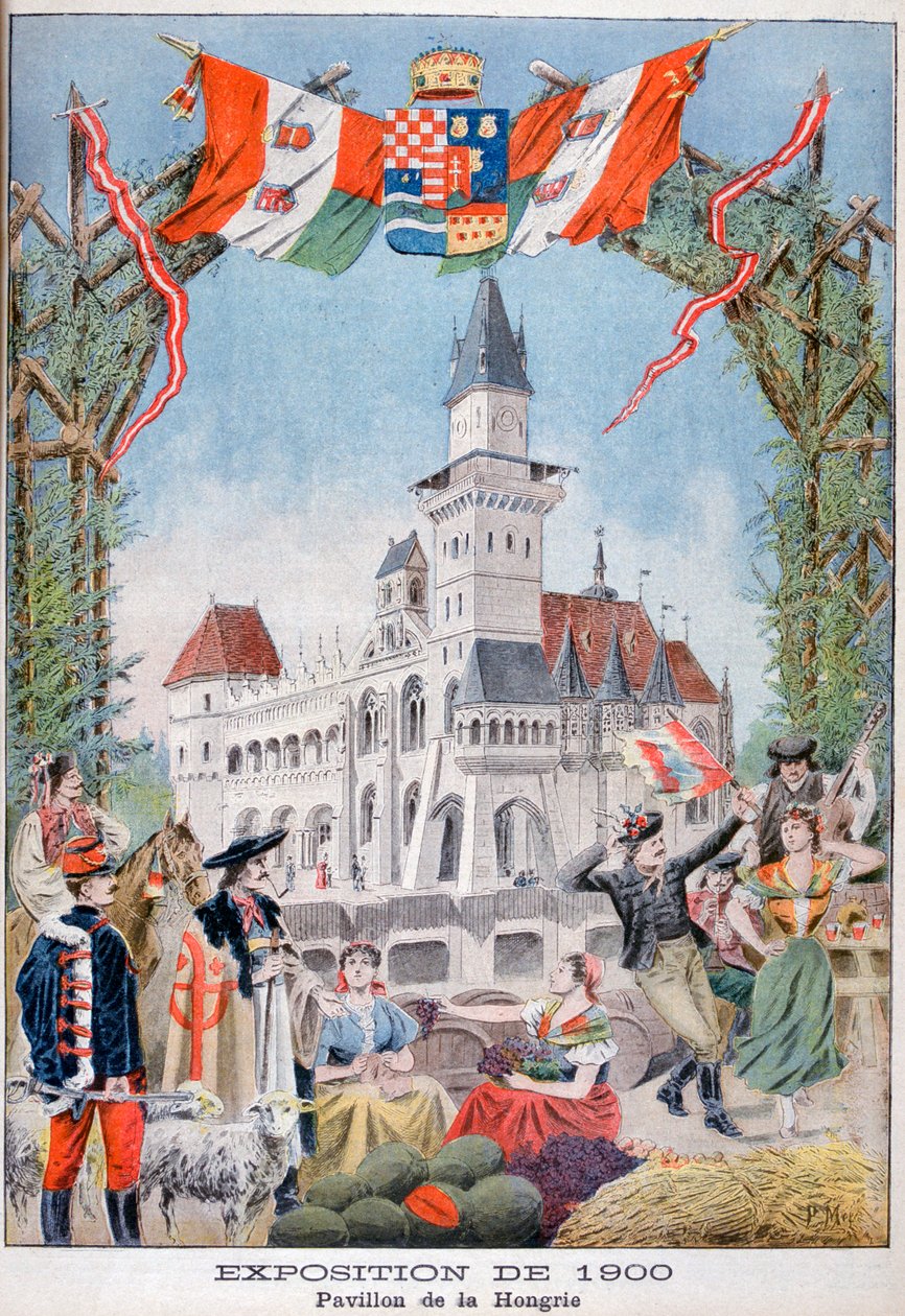 Maďarský pavilon na Světové výstavě v roce 1900, Paříž, 1900 od Unbekannt