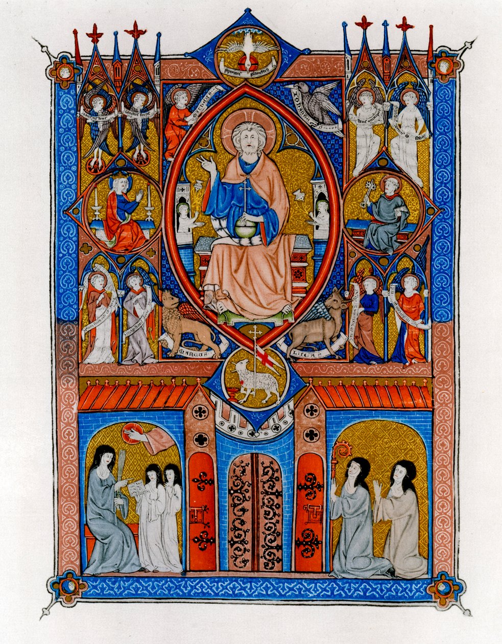 Ideální stát Sainte Abbaye, c1300 od Unbekannt
