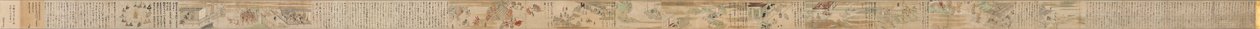 Tee Iu st Latte d Miraku s Ori Gins of Tee Yuzu Nembutsu S Napsal Yuzu Nembutsu Herecký obrazový svitek, 1300s. od Unbekannt