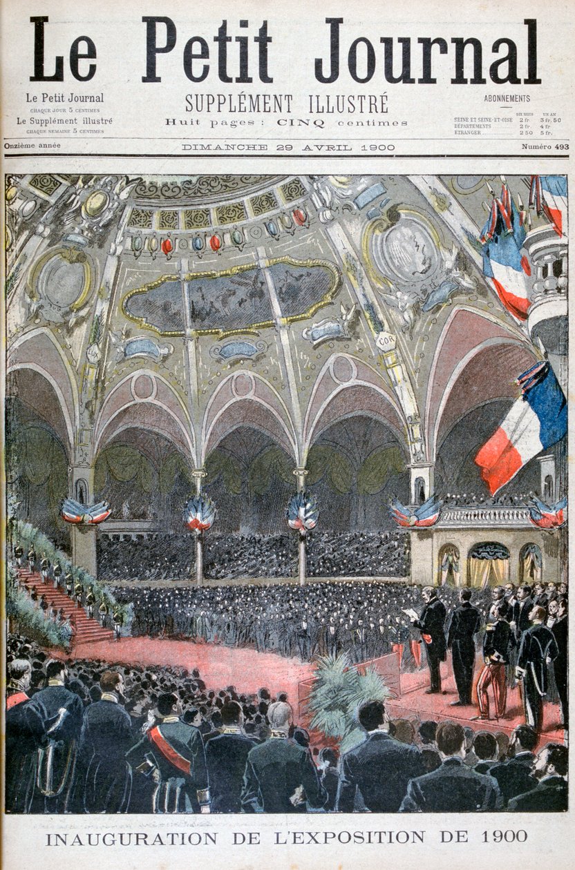 Inaugurace světové výstavy v roce 1900 od Unbekannt