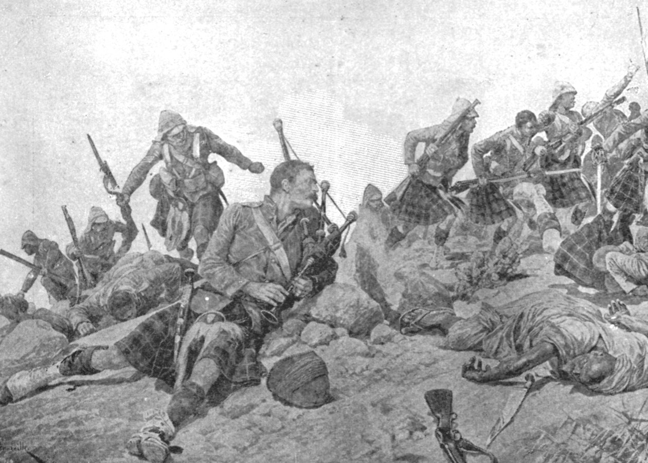 Válka na indické hranici, 1897: Přepadení hřebene Dargai Gordon Highlanders, říjen od Unbekannt