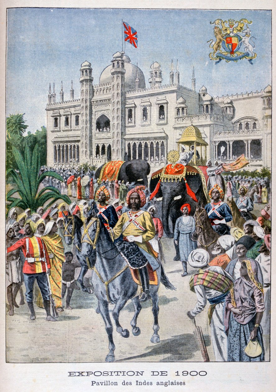 Indický pavilon na Světové výstavě v roce 1900, Paříž, 1900 od Unbekannt