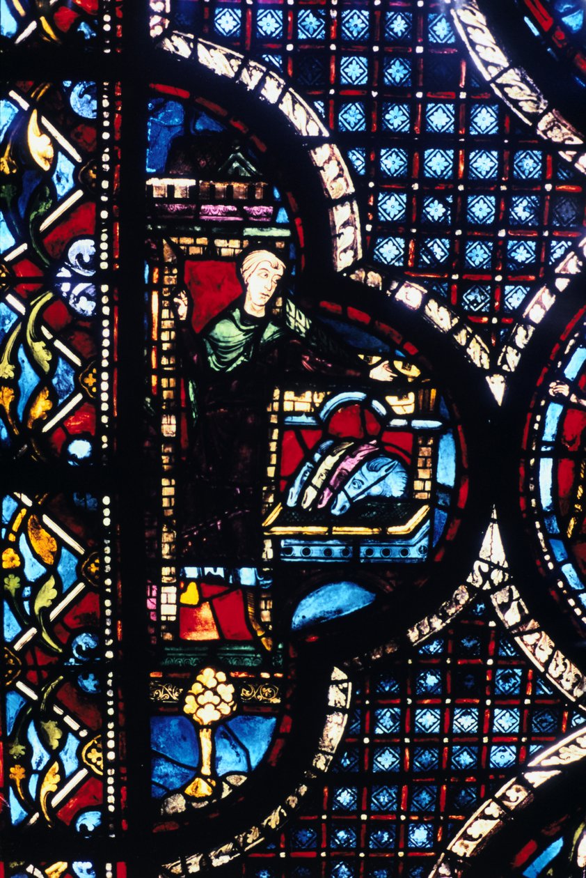 The Inn, barevné sklo, katedrála v Chartres, Francie, 1205-1215 od Unbekannt