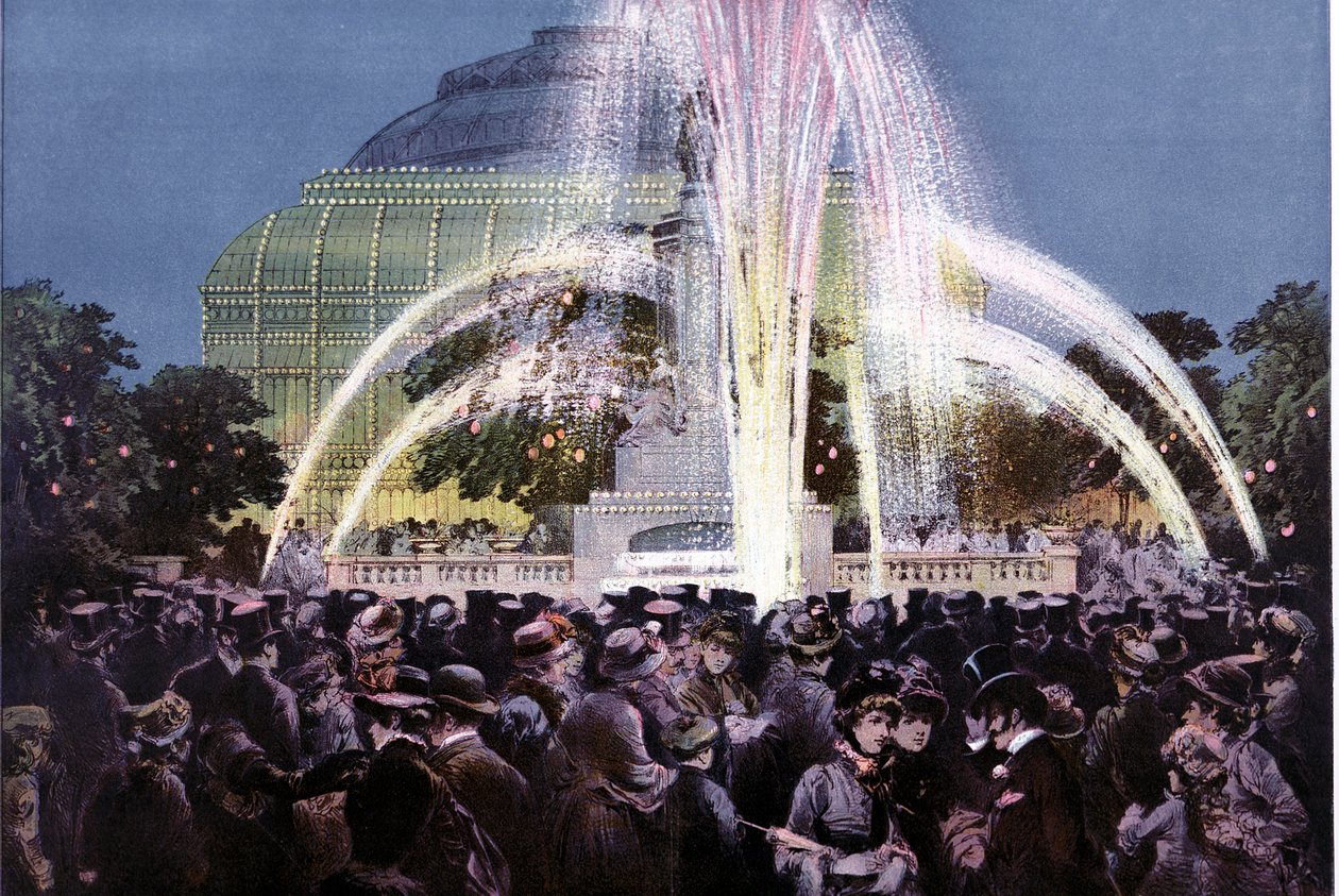 Mezinárodní výstava vynálezů, Kensington, Londýn, srpen 1885 od Unbekannt