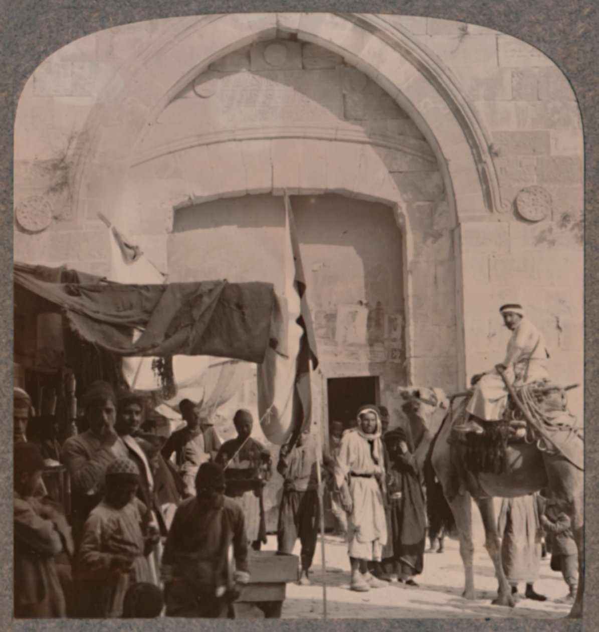 Jaffská brána se zavřela a ukazovala Needles Eye, Jerusalem, c1900 od Unbekannt
