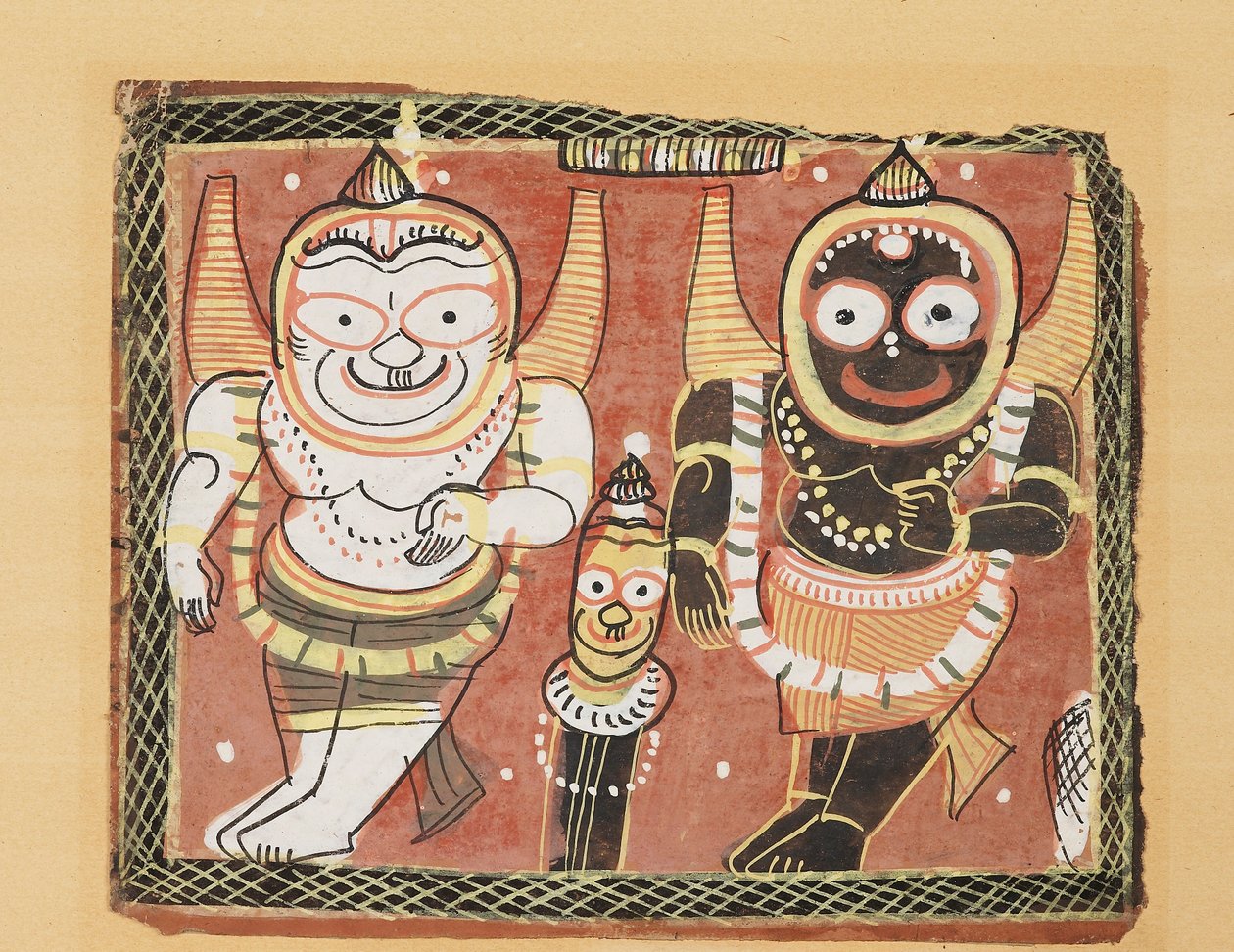 Jagannatha Trio, 19. století od Unbekannt