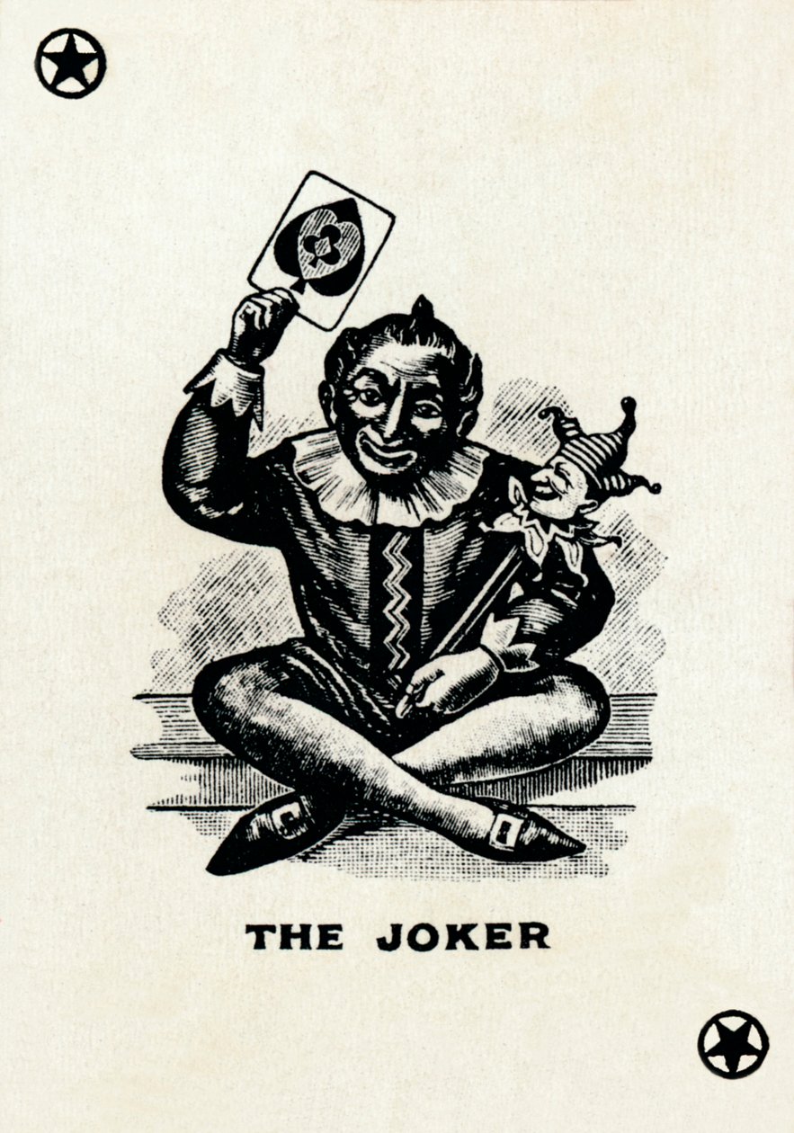 Joker z balíčku hracích karet Goodall & Son Ltd., c1940 od Unbekannt