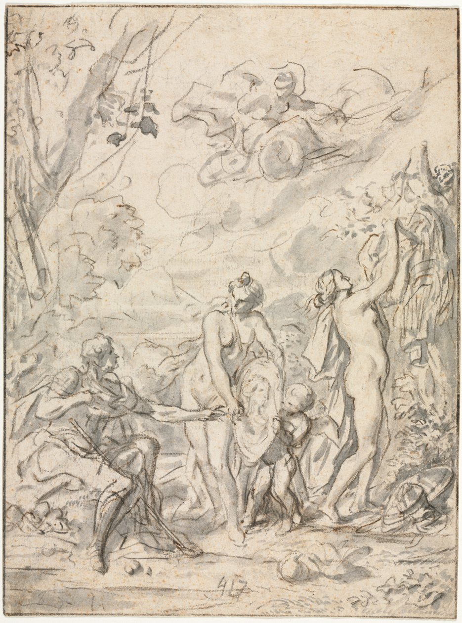 Soud z Paříže, c. 1740-1750. od Unbekannt