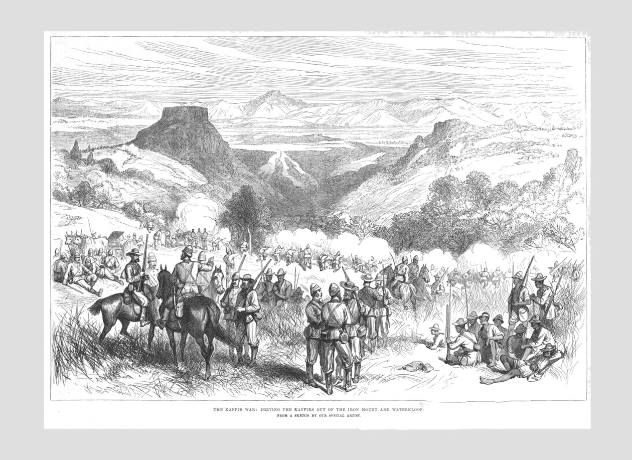 Kafirská válka - Vyhnání Kafirů z Iron Mount a Waterkloof, 1878. od Unbekannt