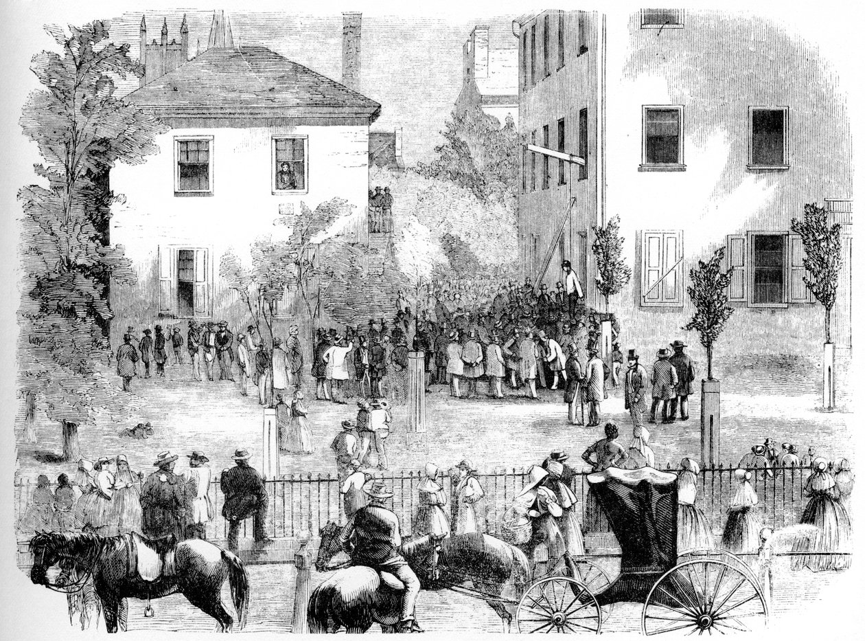 Kentucky Lynching, c1860 od Unbekannt
