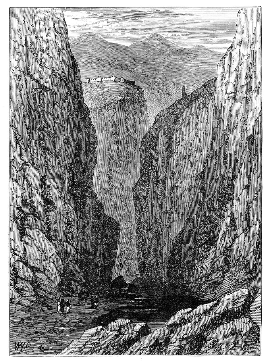 Průsmyk Khyber, Afghánistán, 1900 od Unbekannt