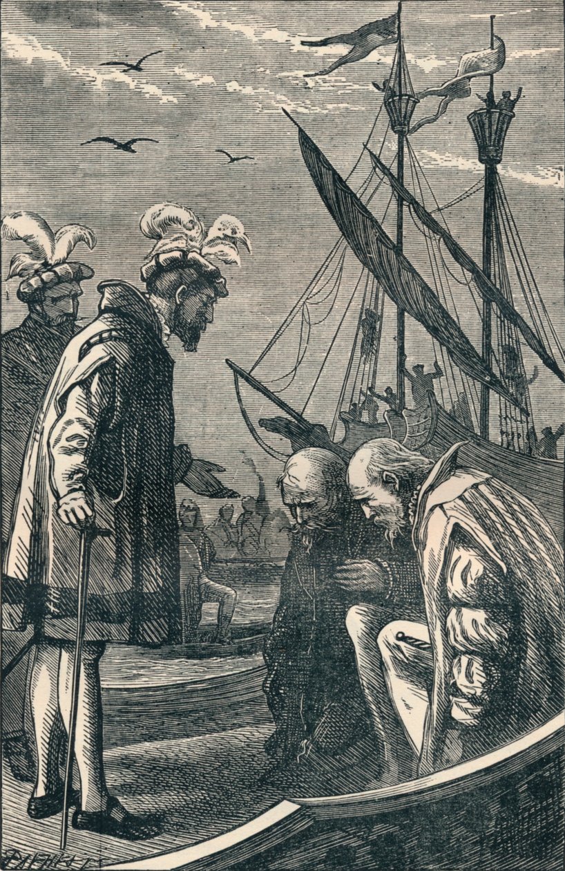 Král navštíví Vasco da Gama, 1904 od Unbekannt