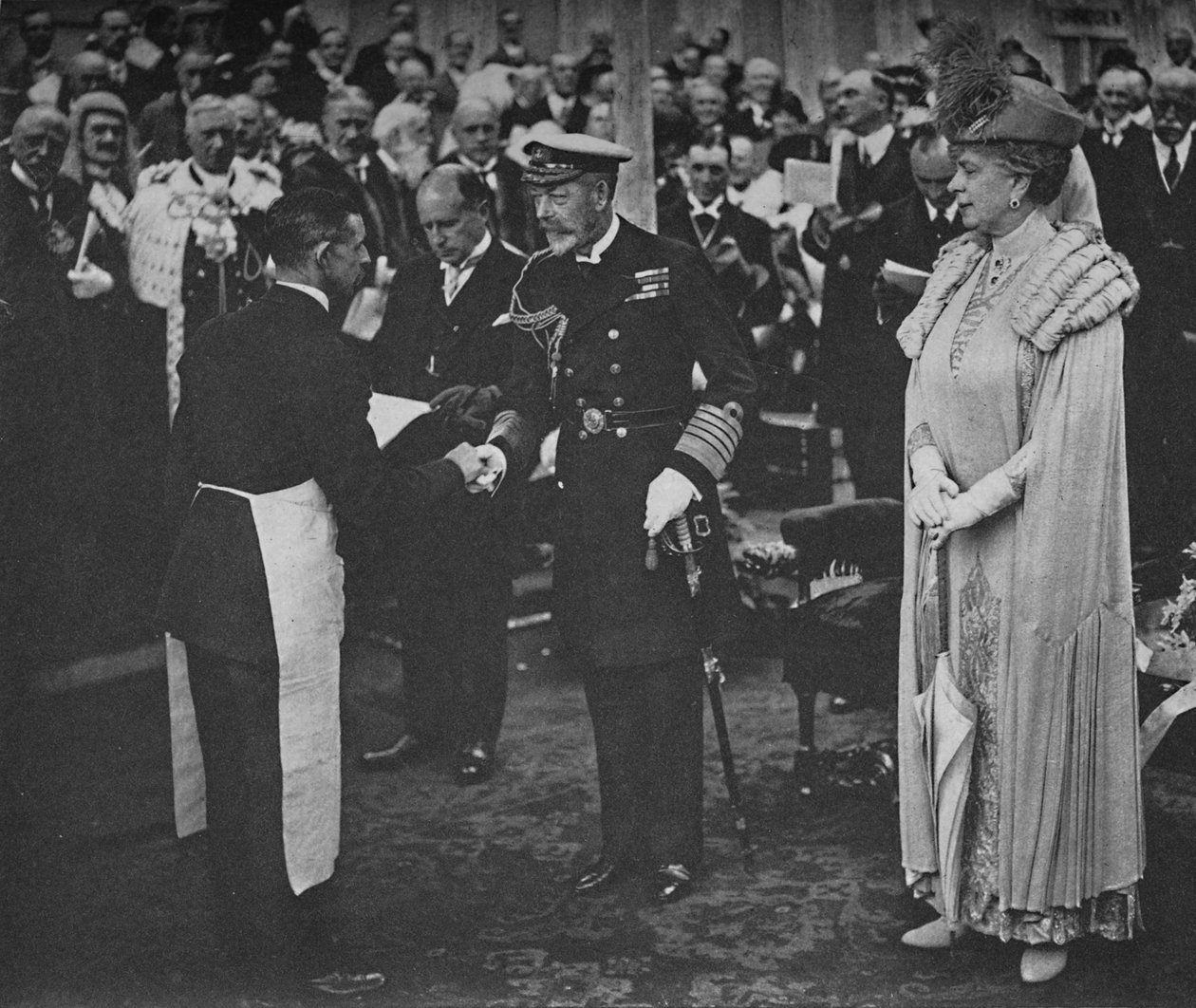 Král a zednář 23. května 1925, 1928 od Unbekannt