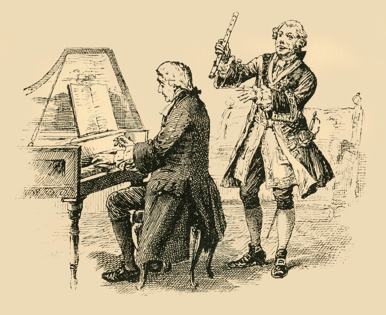 Král opakovaně zvolal: Jen jeden Bach! Jen jeden Bach! , 1907. od Unbekannt