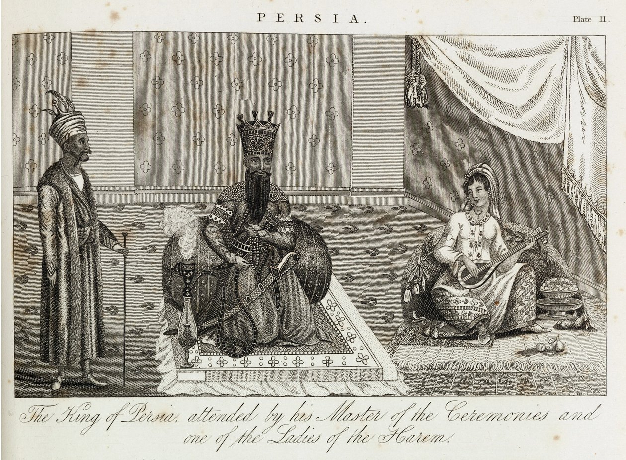 Král Persie, c 1810-1829 od Unbekannt
