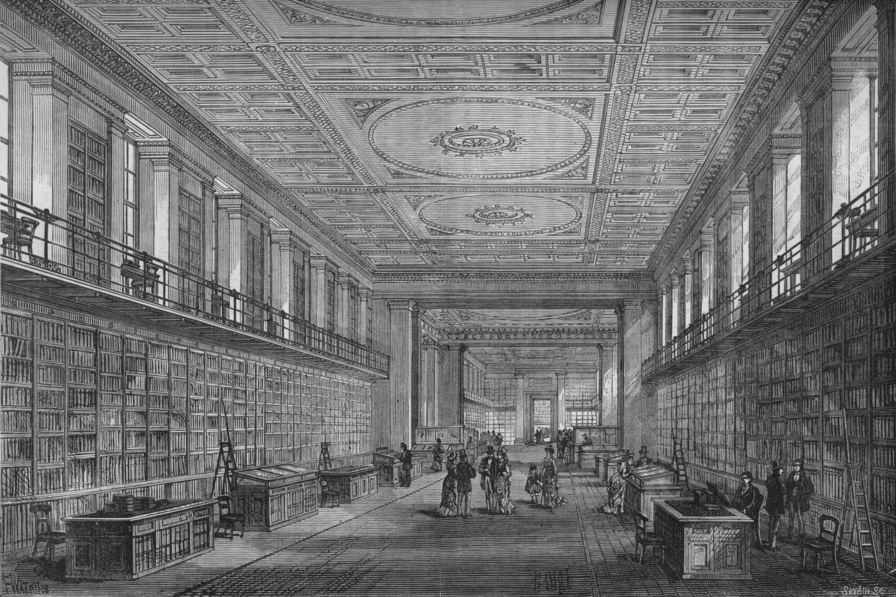 Královská knihovna, Londýn, 1878 od Unbekannt