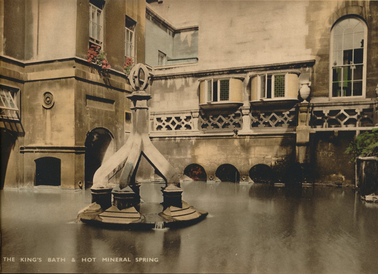 The Kingss Bath & Hot Mineral Spring, Bath, Somerset, c 1925 od Unbekannt