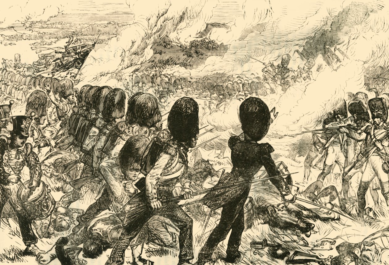 Poslední obvinění u Waterloo, 1815, 1890. od Unbekannt