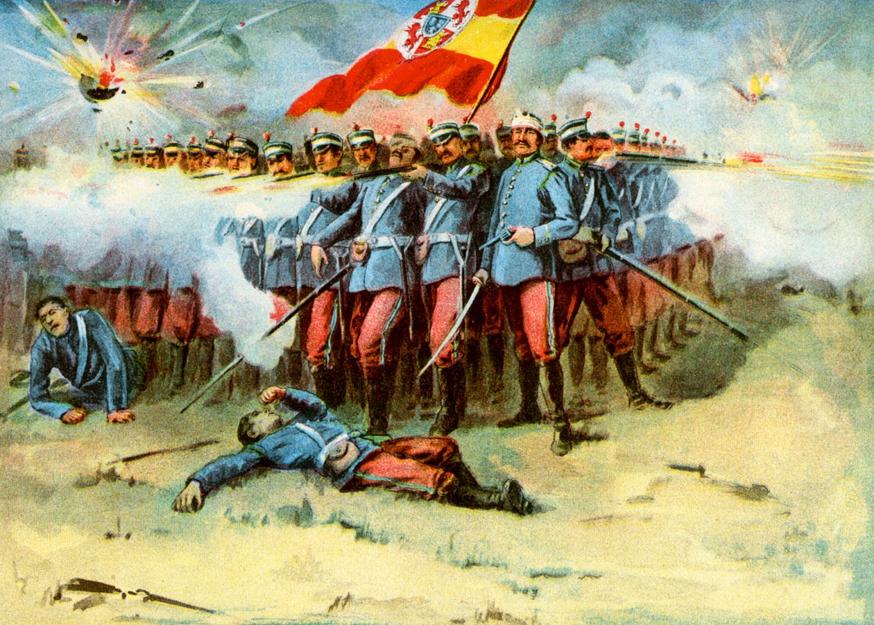 The Last Stand, náměstí španělské pěchoty, španělsko-americká válka, 1898 od Unbekannt