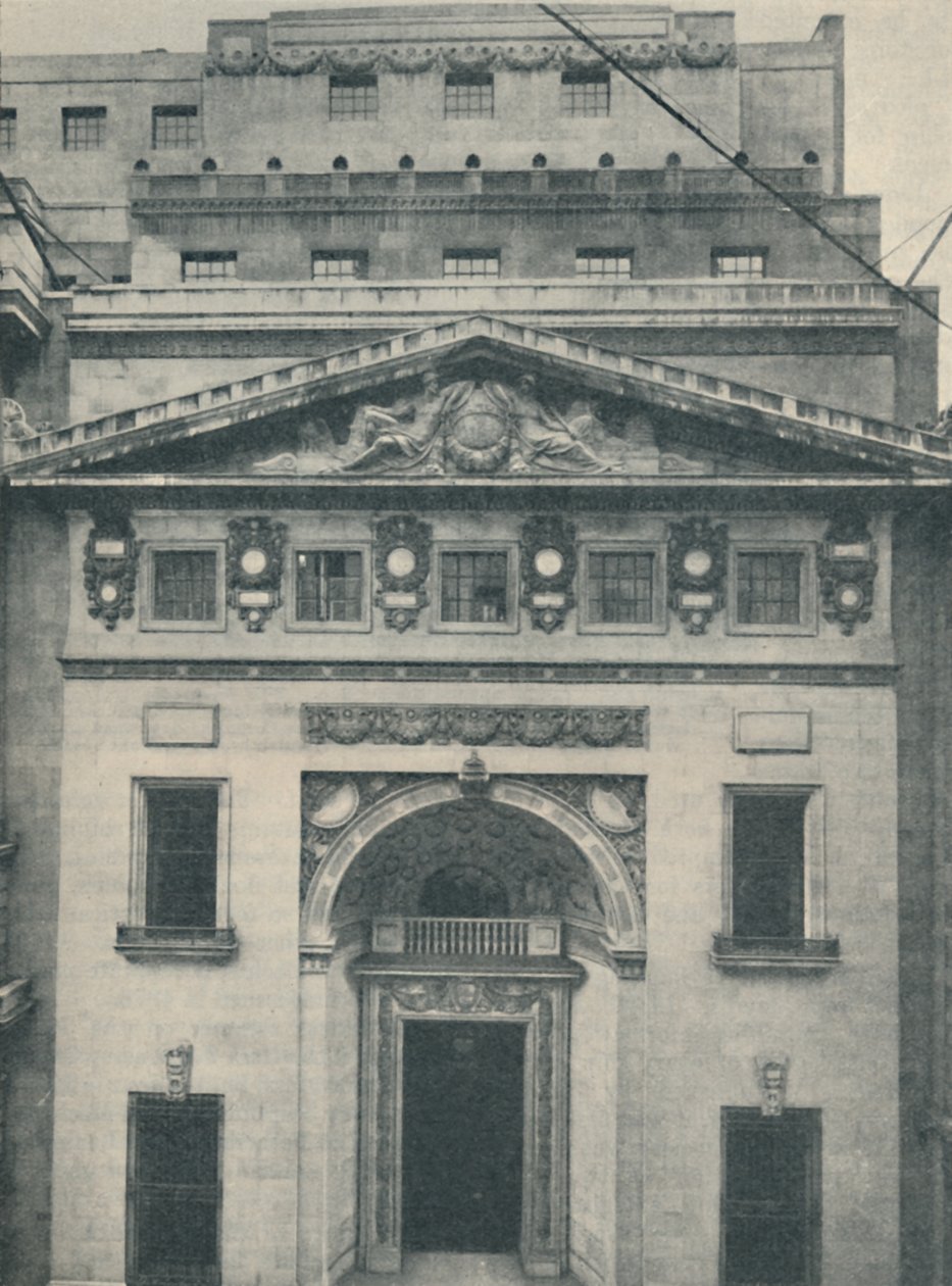 Leadenhall Street Entrance of Lloyds, 1936 od Unbekannt