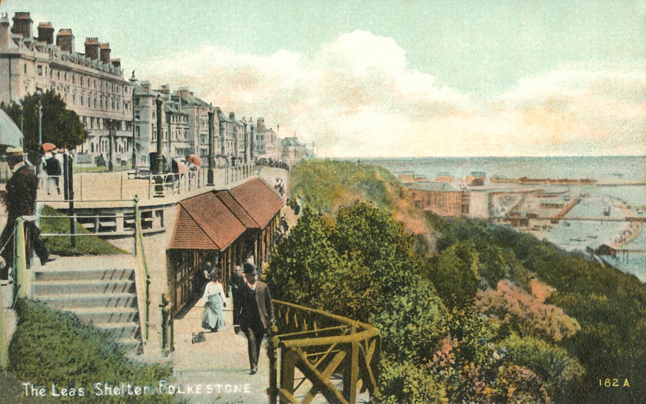 The Leas Shelter, Folkestone, 1900. od Unbekannt
