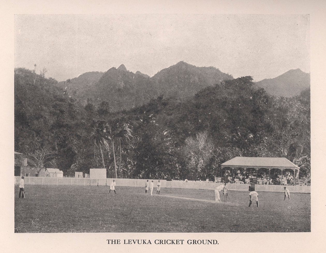 Kriketové hřiště Levuka, Fidži, 1912 od Unbekannt