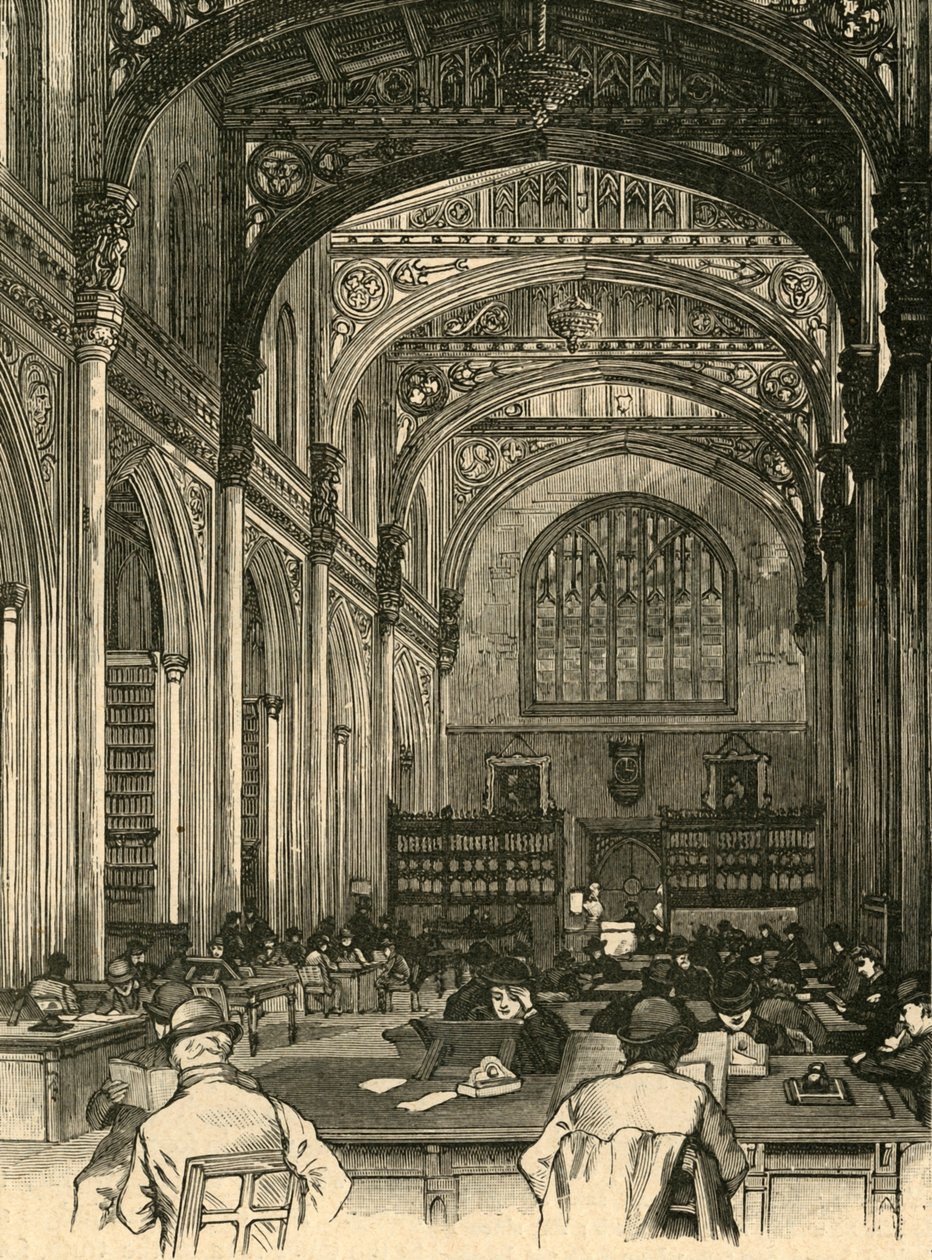 Knihovna, Guildhall, 1897. od Unbekannt