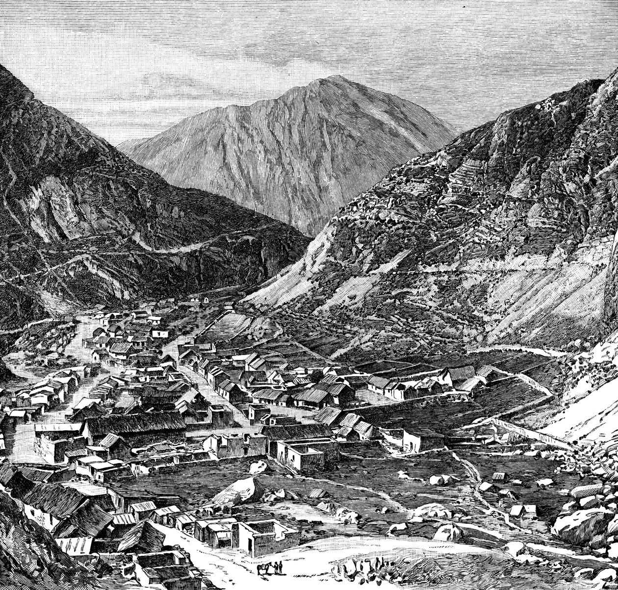Železnice Lima-Oroya, Peru, 1895 od Unbekannt