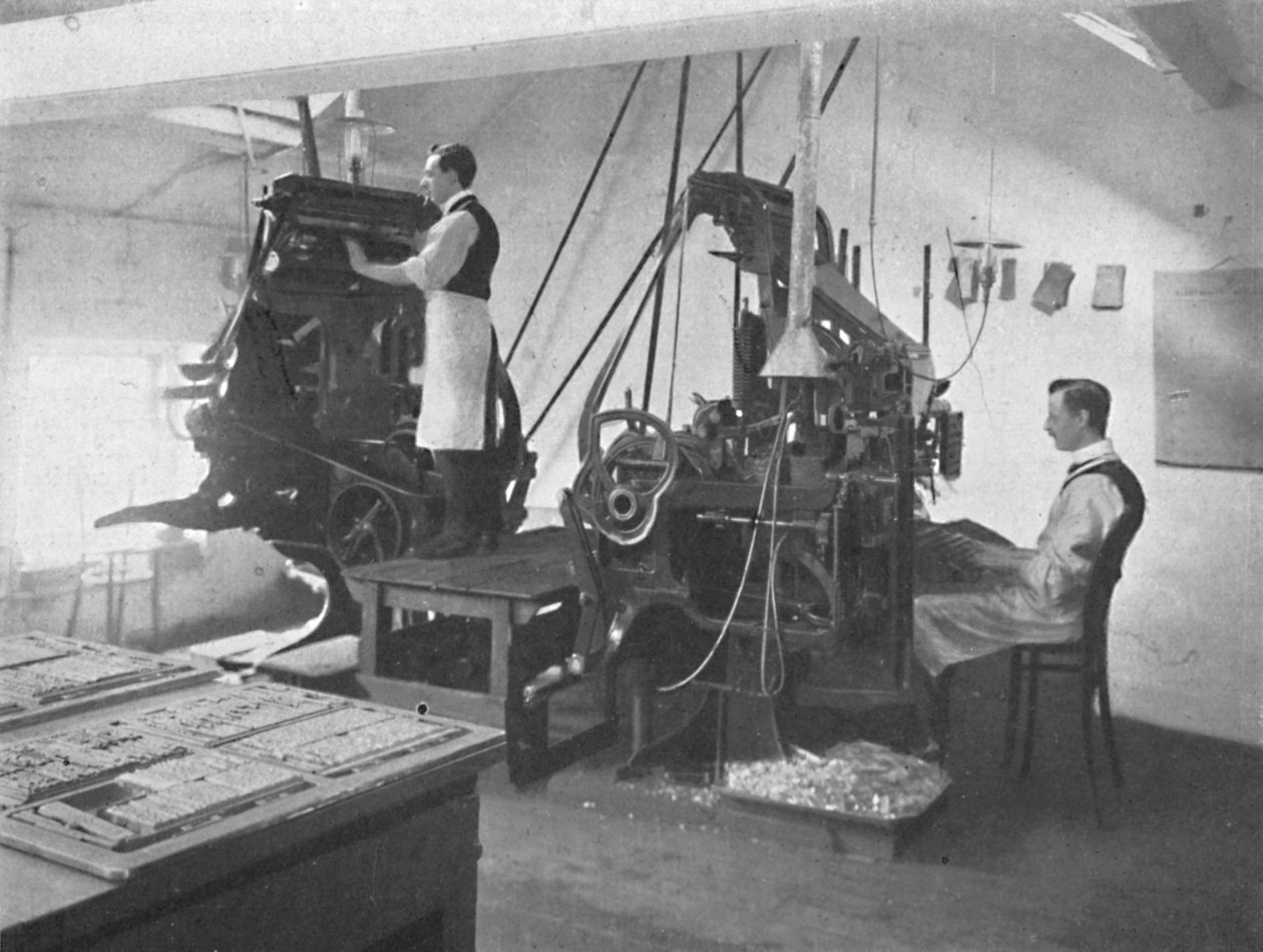 Linotypy, 1916 od Unbekannt