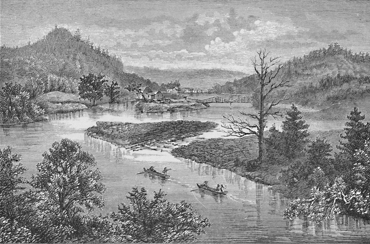 Malá Juniata - Tyrone v dálce, 1883 od Unbekannt