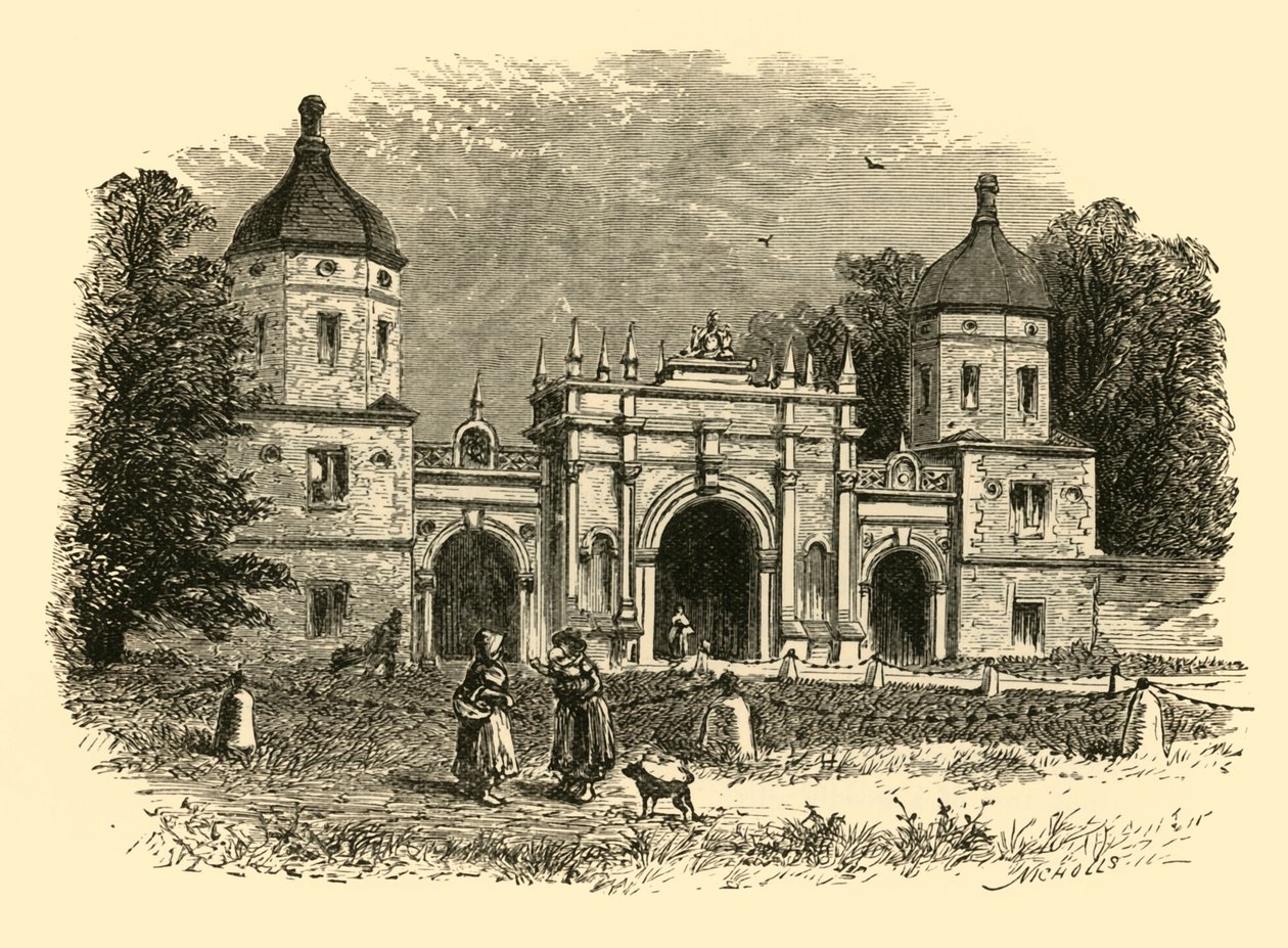 The Lodge, Burghley Park, 1898. od Unbekannt