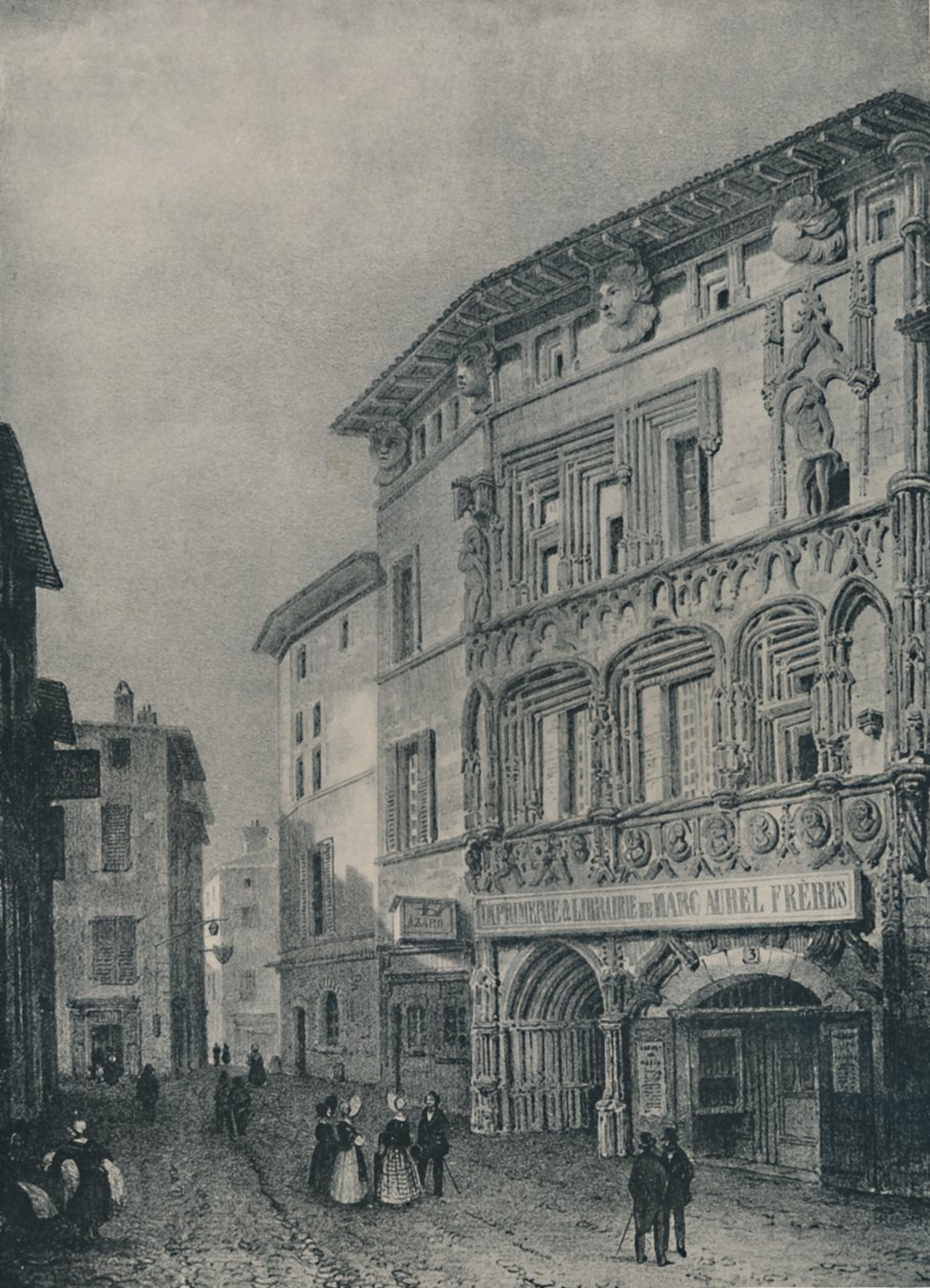 The Lodging of Bonaparte at Valence, 1896 od Unbekannt