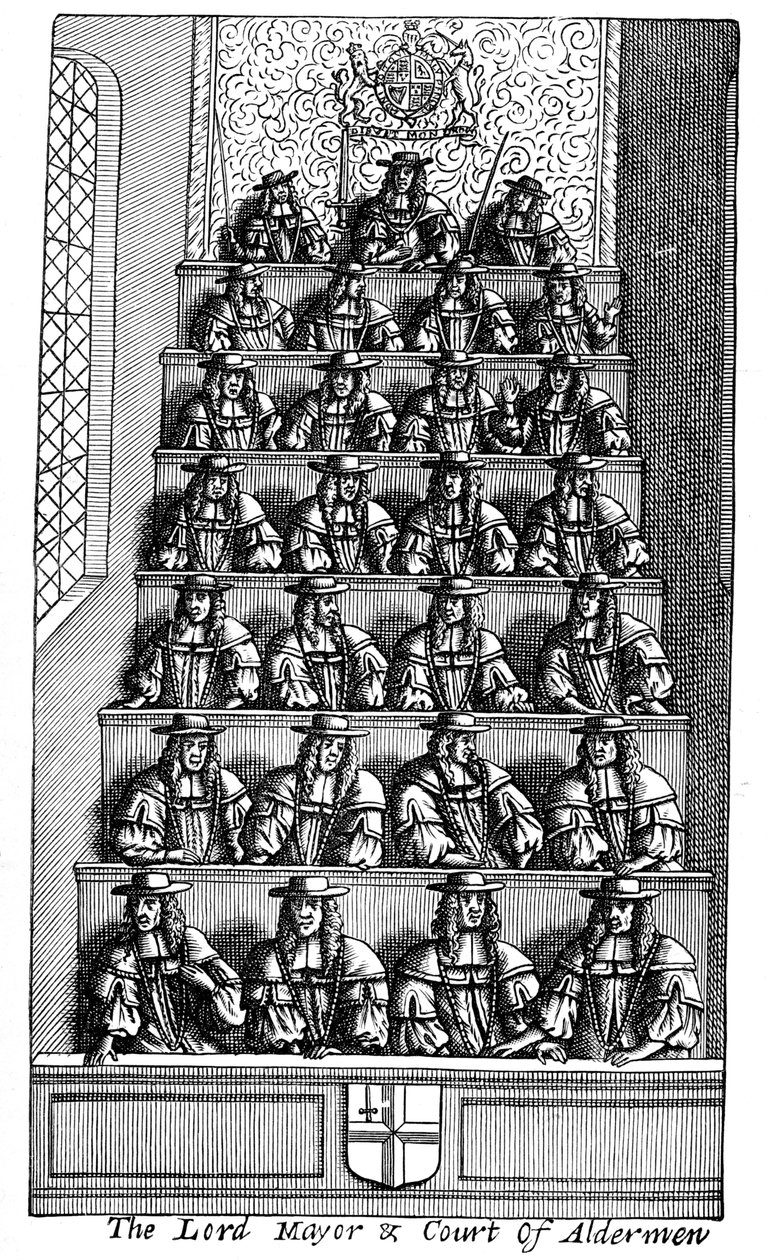 Lord Mayor and the Court of Aldermen, Londýn, 1681 1894 od Unbekannt