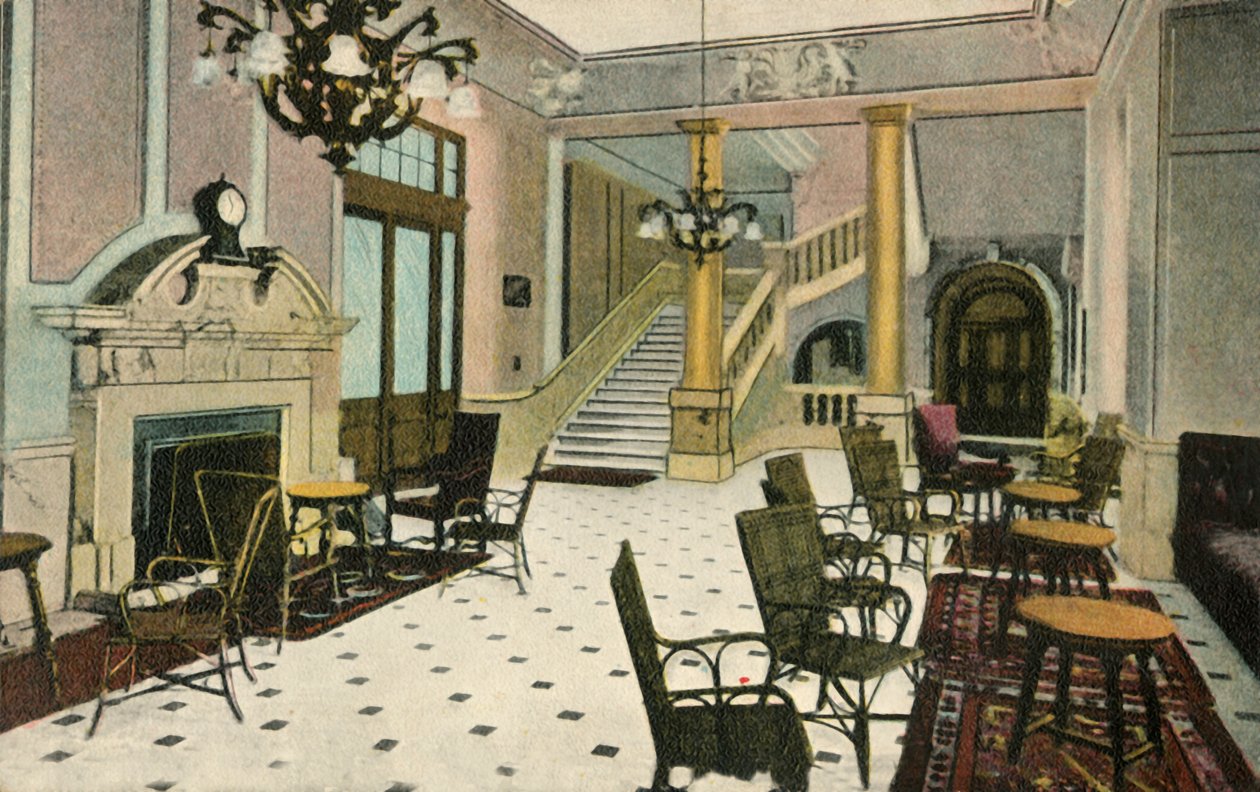 The Lounge, Abercorn Rooms, Liverpool Street Hotel, c1907. od Unbekannt