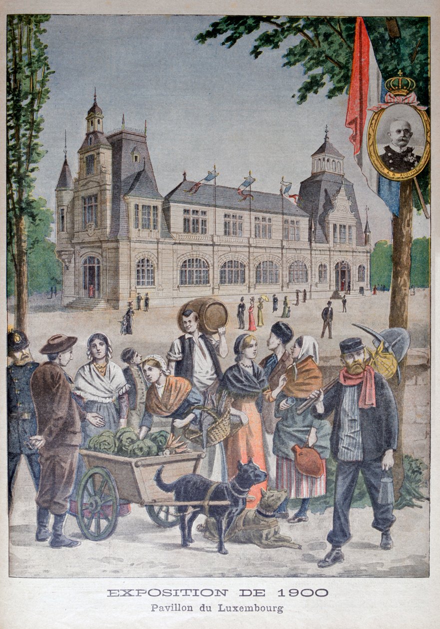 Lucemburský pavilon na Světové výstavě v roce 1900, Paříž, 1900 od Unbekannt